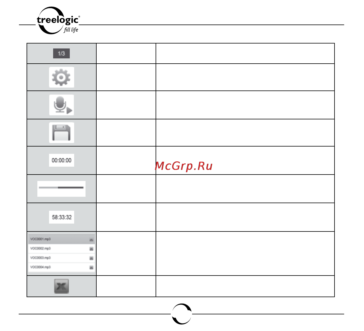 Treelogic ARCUS 703 TOUCH [129/178] Запись