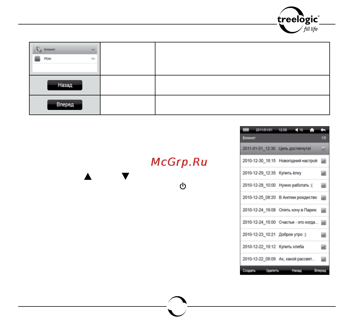 Treelogic ARCUS 703 TOUCH [132/178] Блокнот