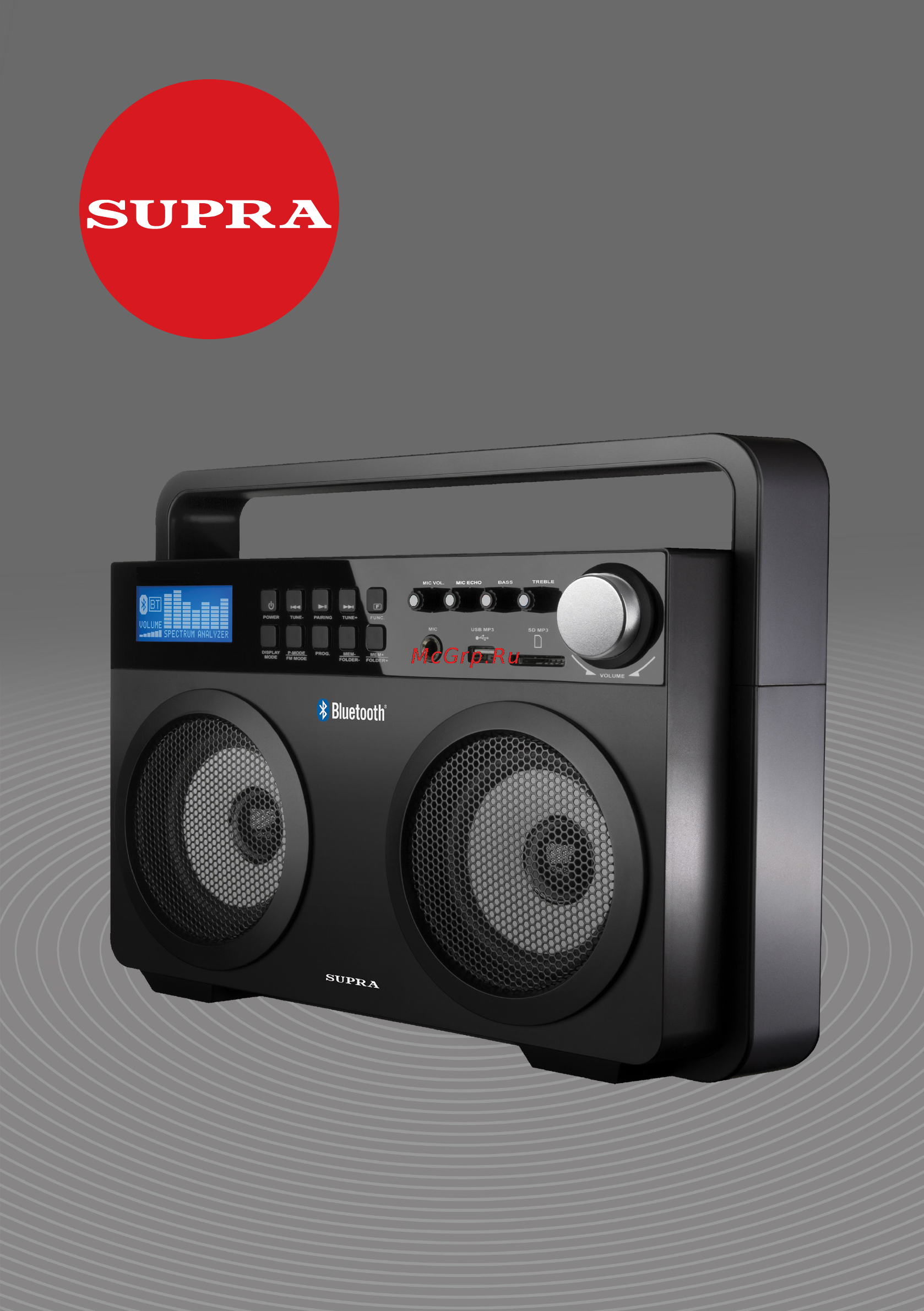 Supra BTS-900 Black Инструкция по эксплуатации онлайн