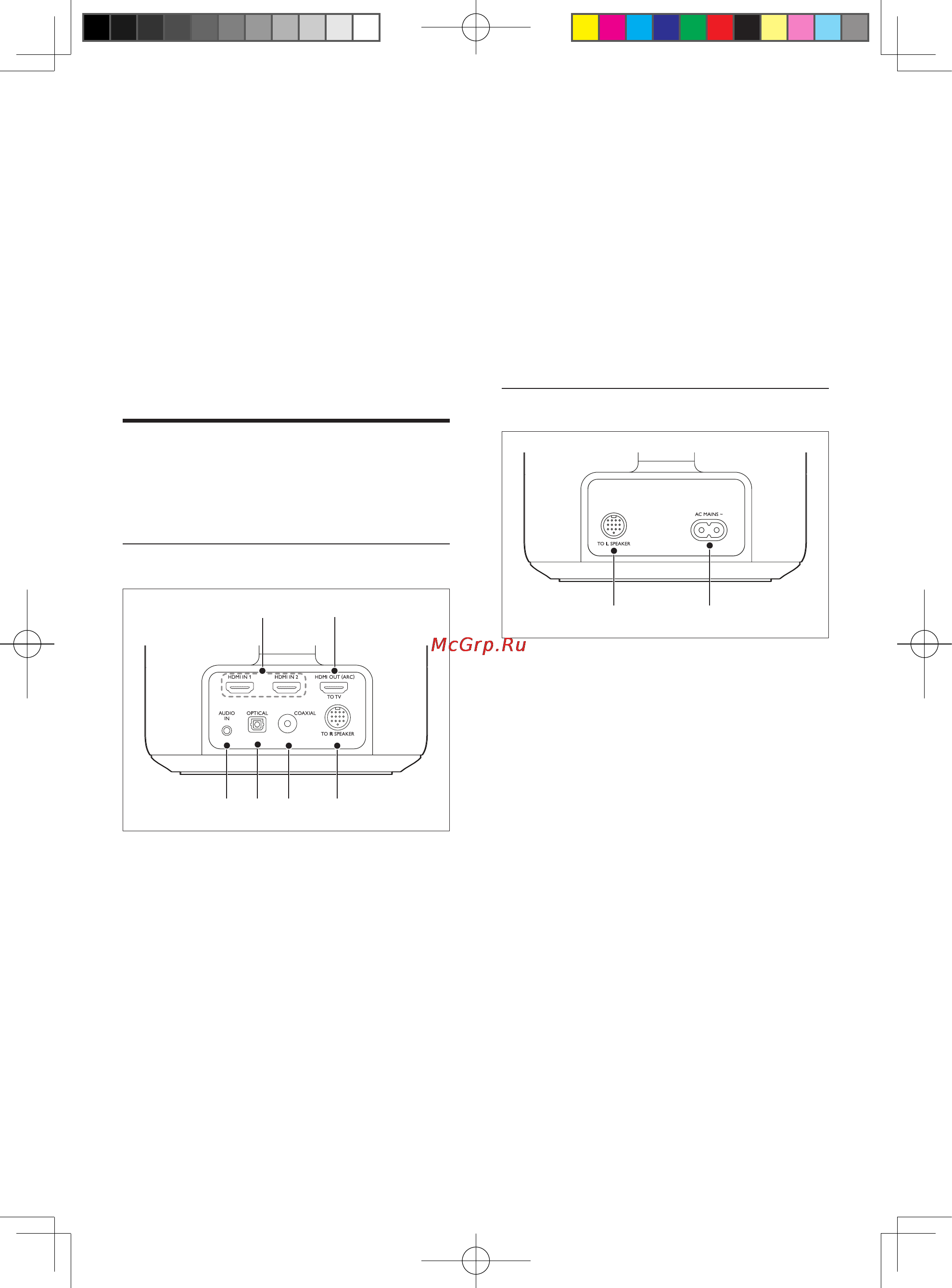 Philips CSS7235Y/12 [10/23] Разъемы