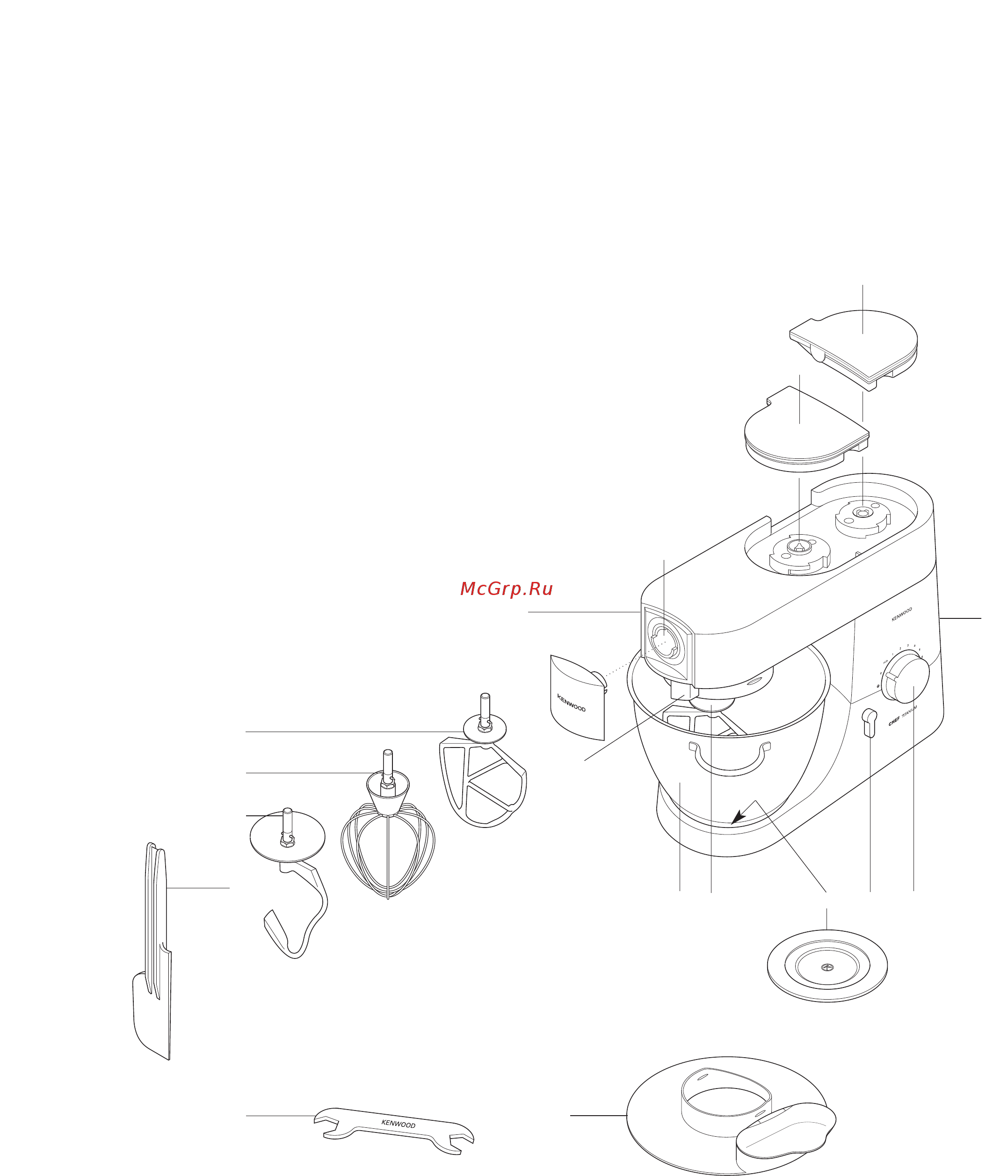 Kenwood KMC010 (0WKMC01007) [4/12] Ознакомьтесь с вашим кухонным комбайном фирмы kenwood