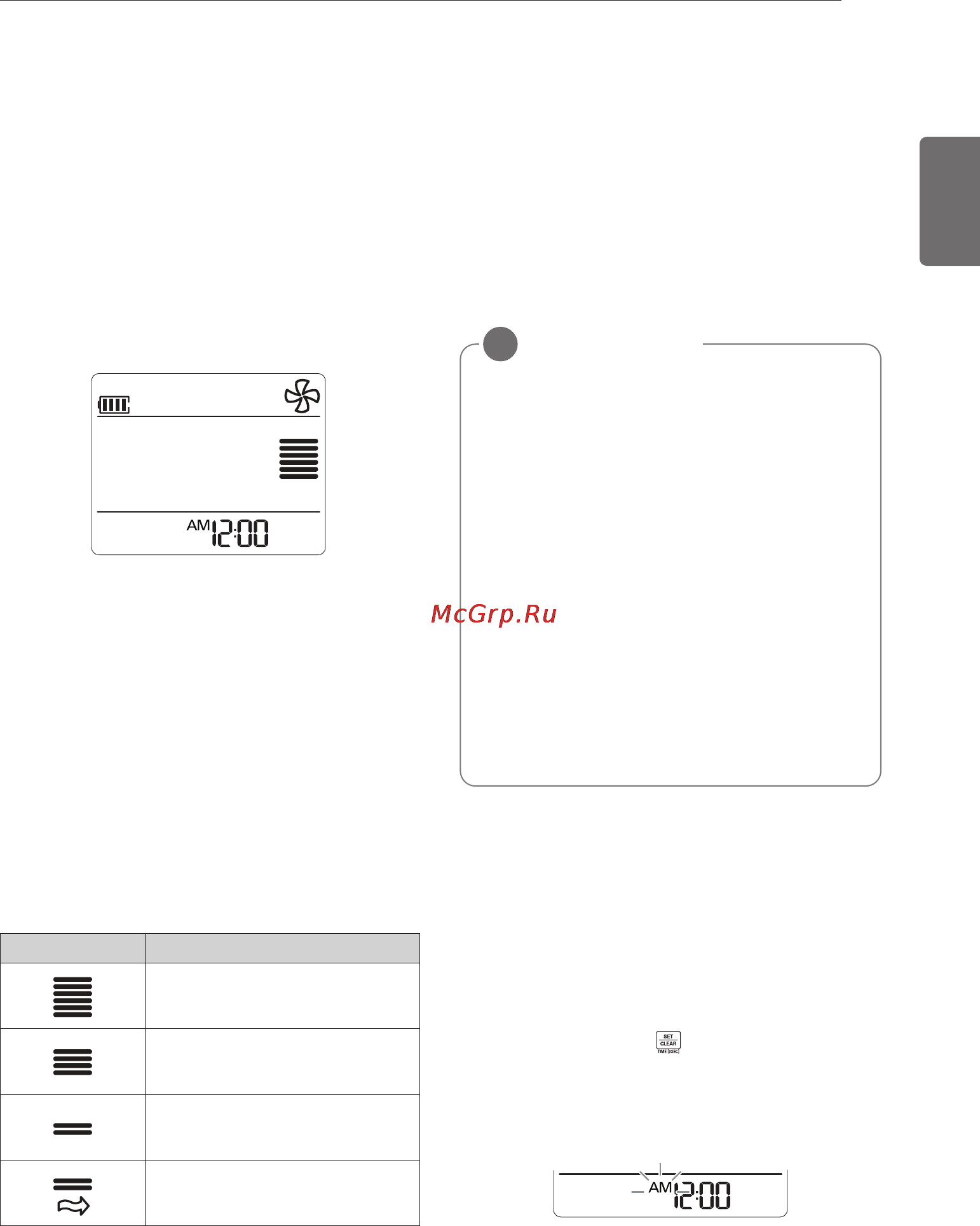 LG CS09AWV [11/22] Проветривание комнаты