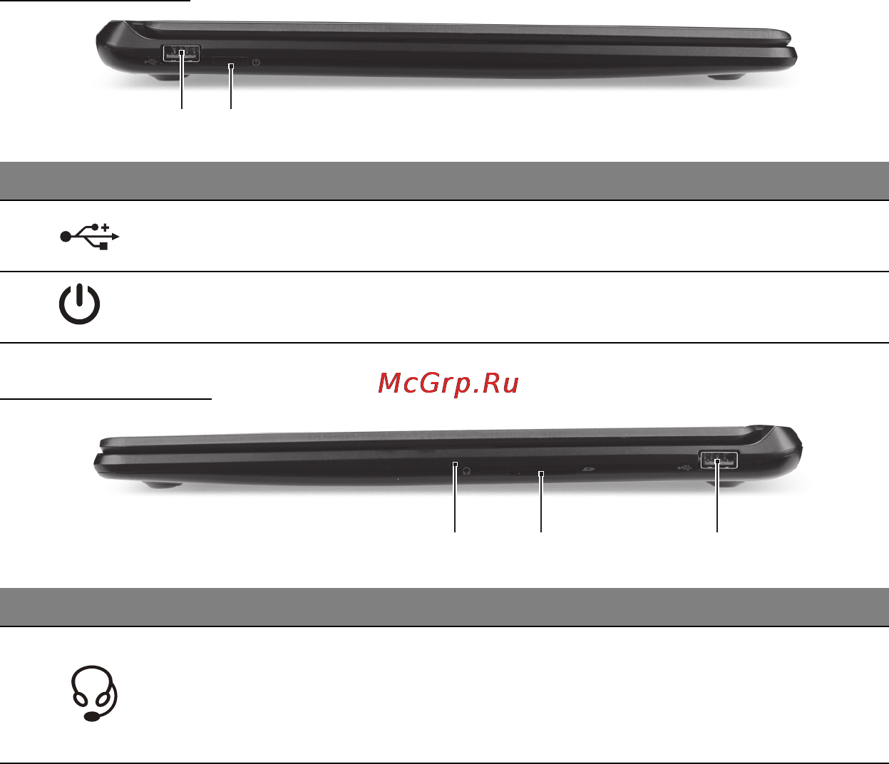 Acer Aspire V5-552G-85558G1Takk [29/125] Вид слева