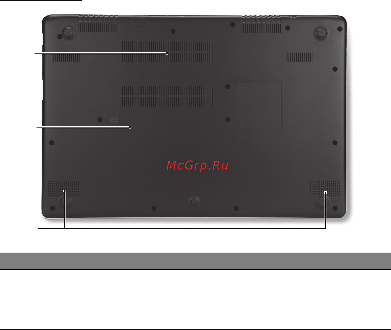 Acer Aspire V5-552G-85558G1Takk [33/125] Вид снизу
