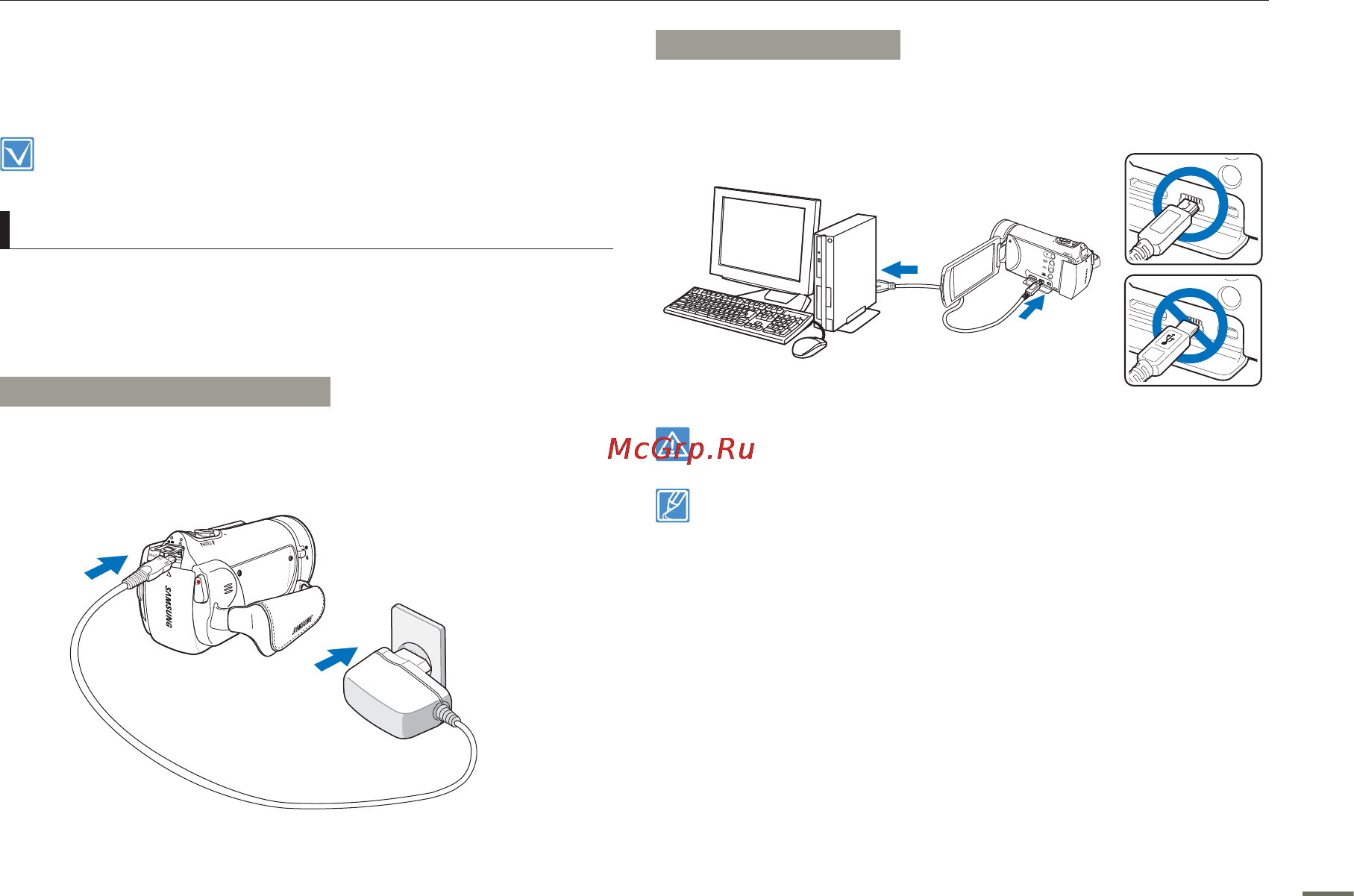 Samsung HMX-H400BP [23/121] Charging the battery