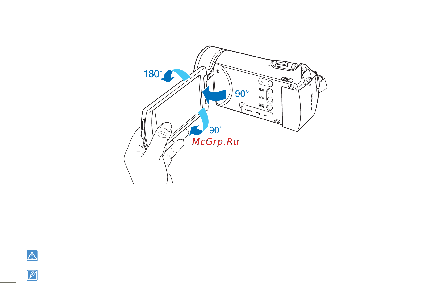 Samsung HMX-H400BP [28/121] Adjusting the lcd screen