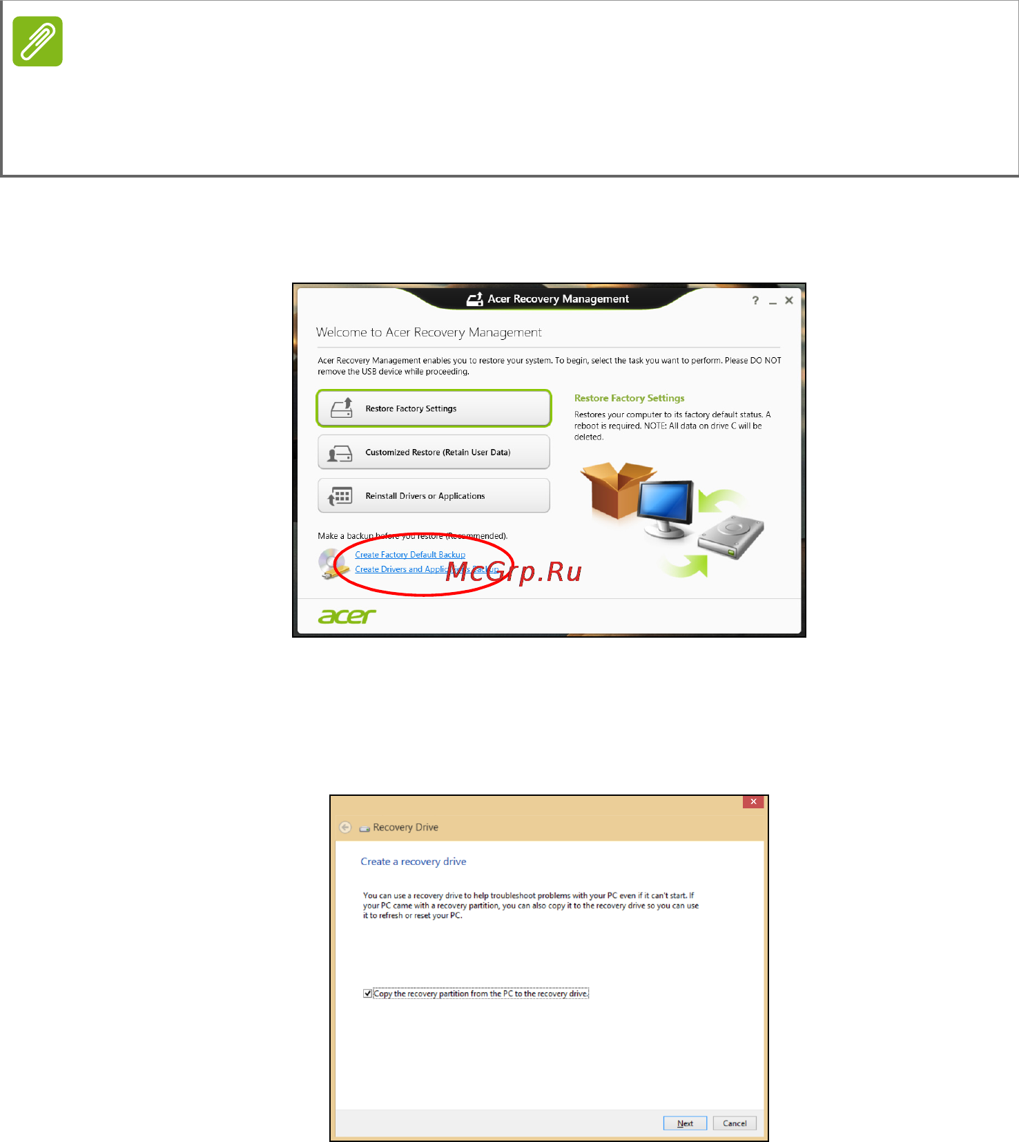 Acer Aspire V5-561G-54208G1TMaik Инструкция по эксплуатации онлайн [21/97] 93965