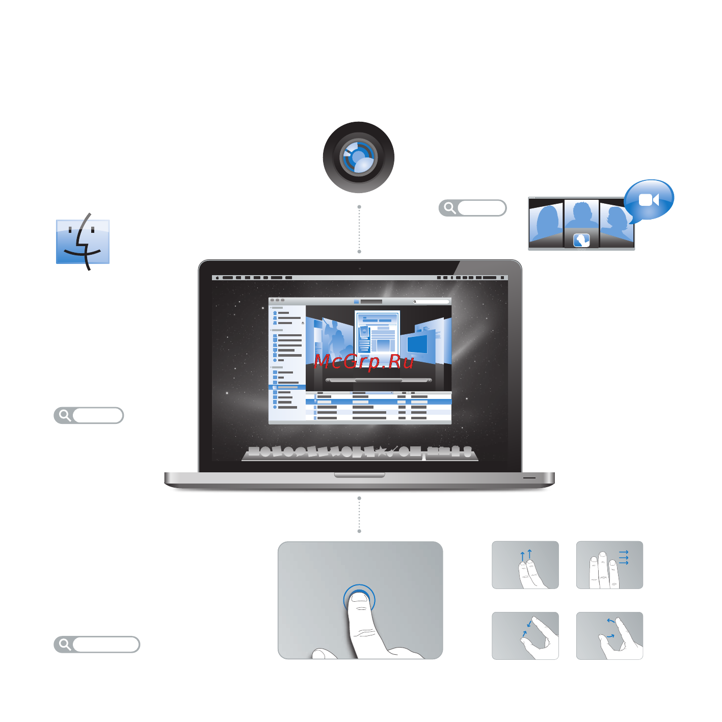 Apple MacBook Pro 13.3 i7 2.8/16GB/1TBFlash (Z0QC0008K) [2/84] Поприветствуйте ваш macbook pro