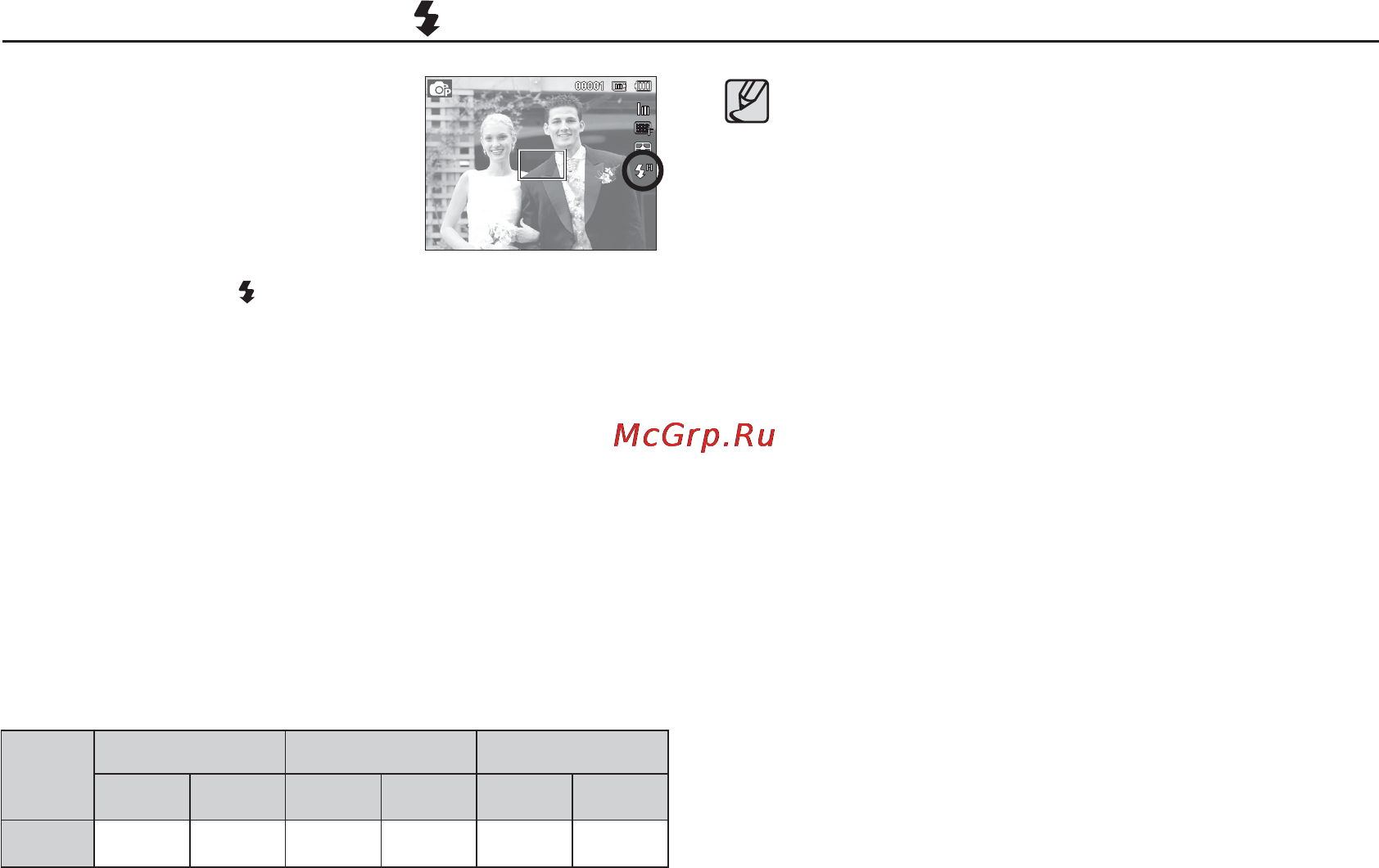 Samsung WP10 [36/105] Кнопка вспышка влево
