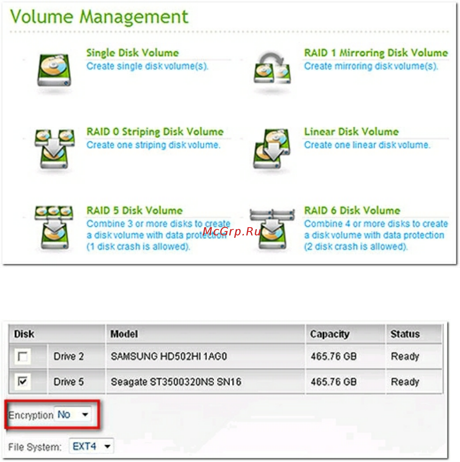 Qnap ts-451 [126/742] Volume management