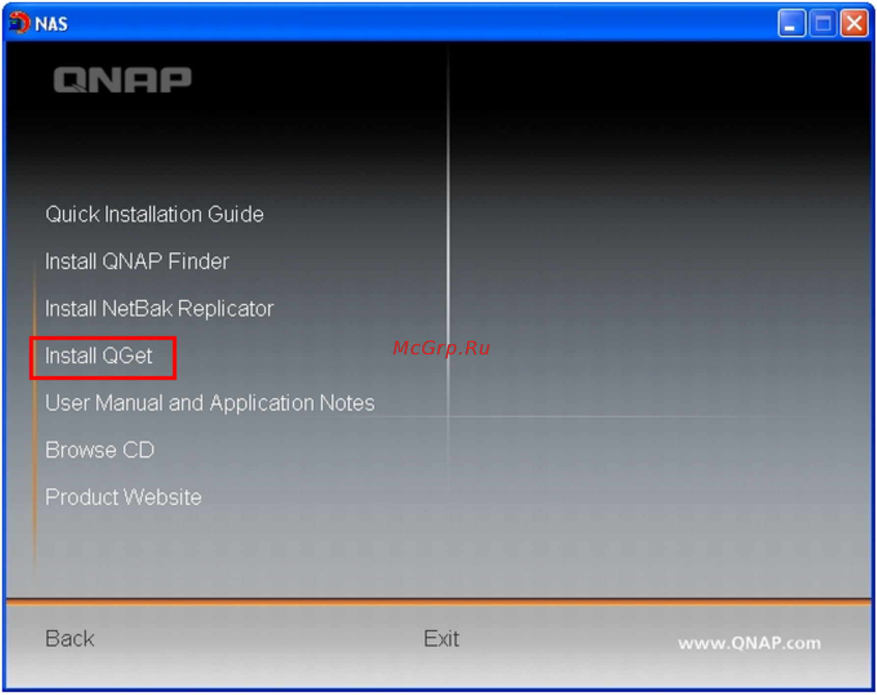 Qnap TS-453mini-2G [474/742] Использование программы загрузки qget