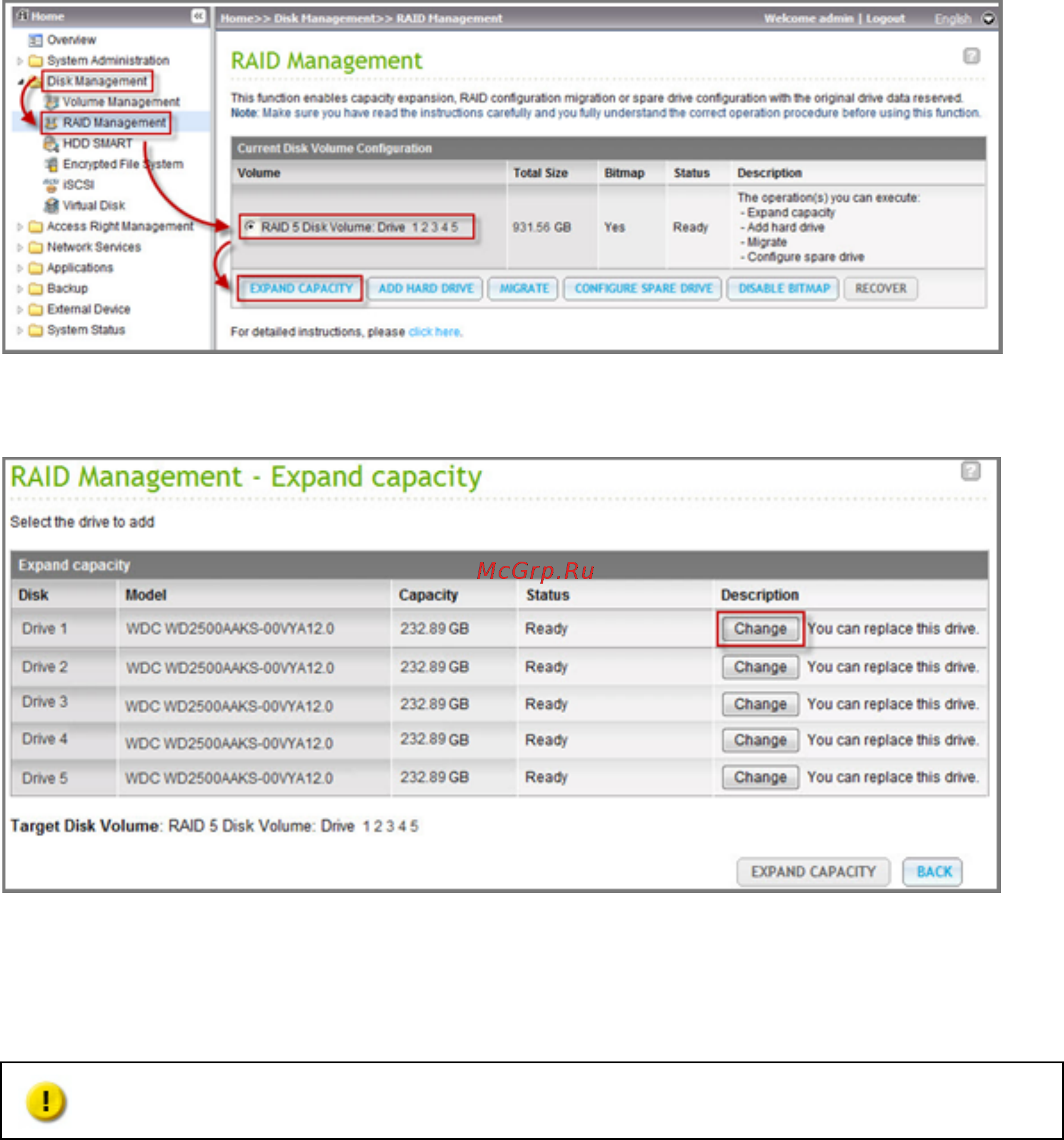 Qnap ts-451 [98/742] Raid management expand capacity