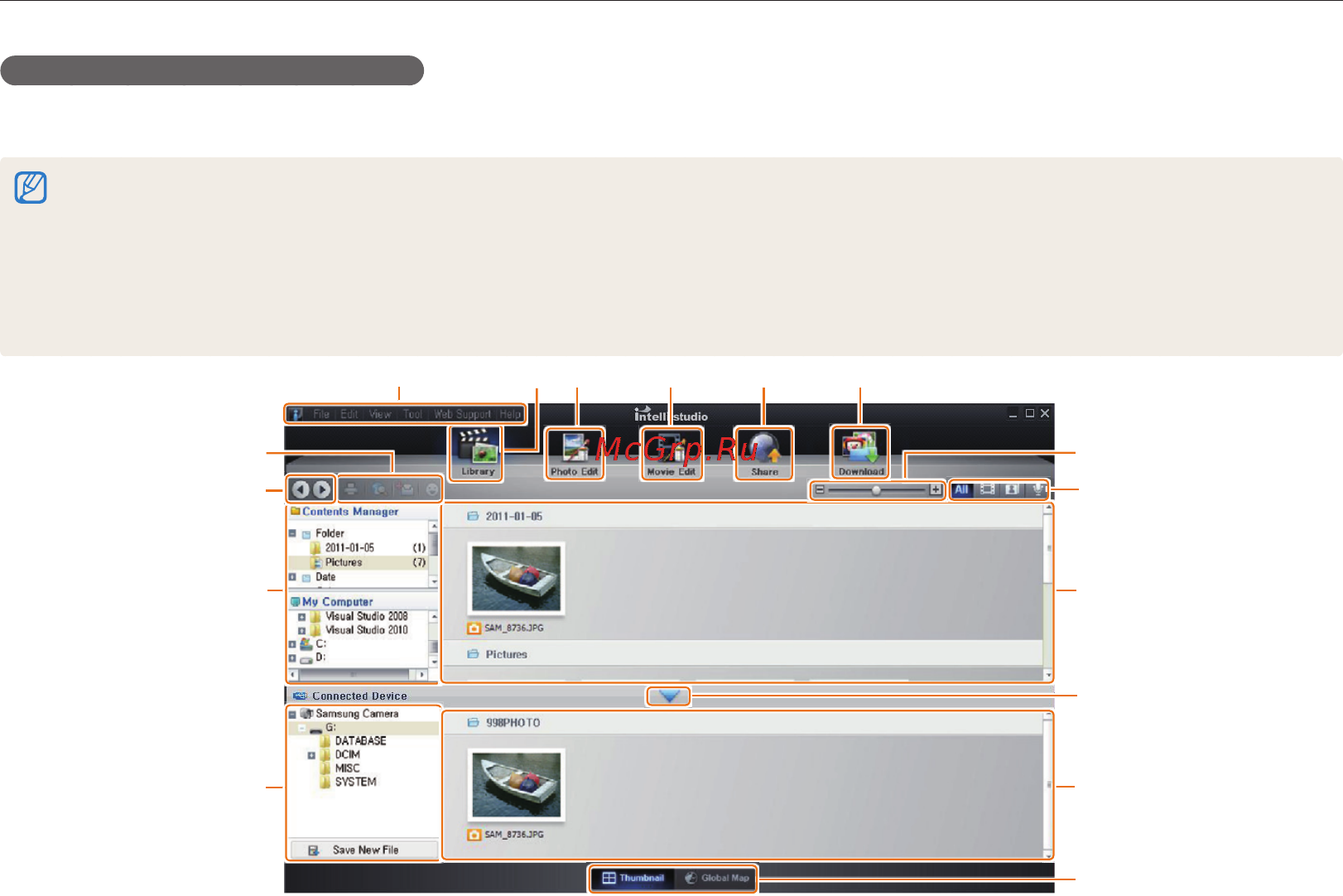 Samsung DV300F [103/166] Перенос файлов на компьютер под управлением ос windows