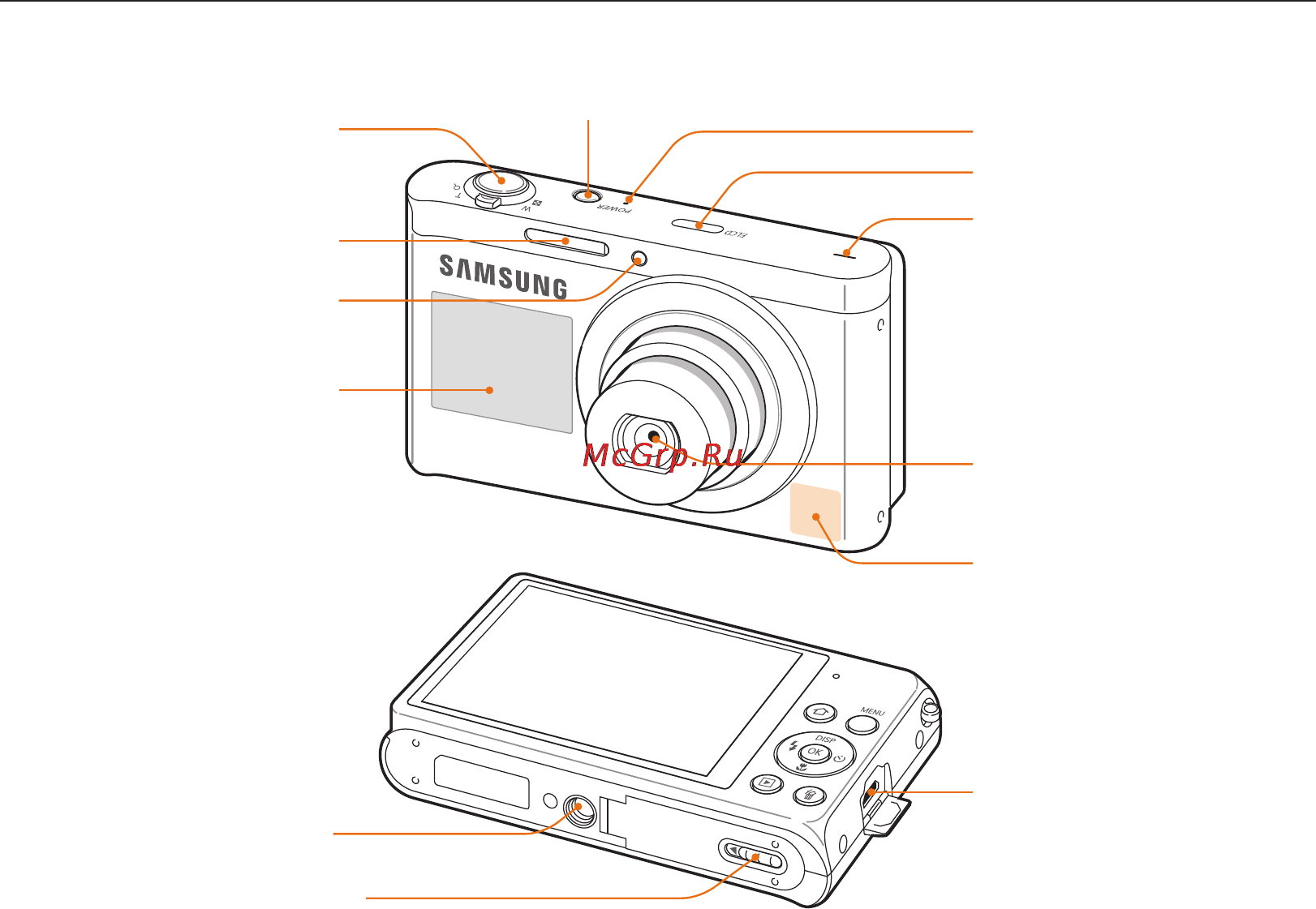 Samsung DV300F [16/166] Внешний вид камеры