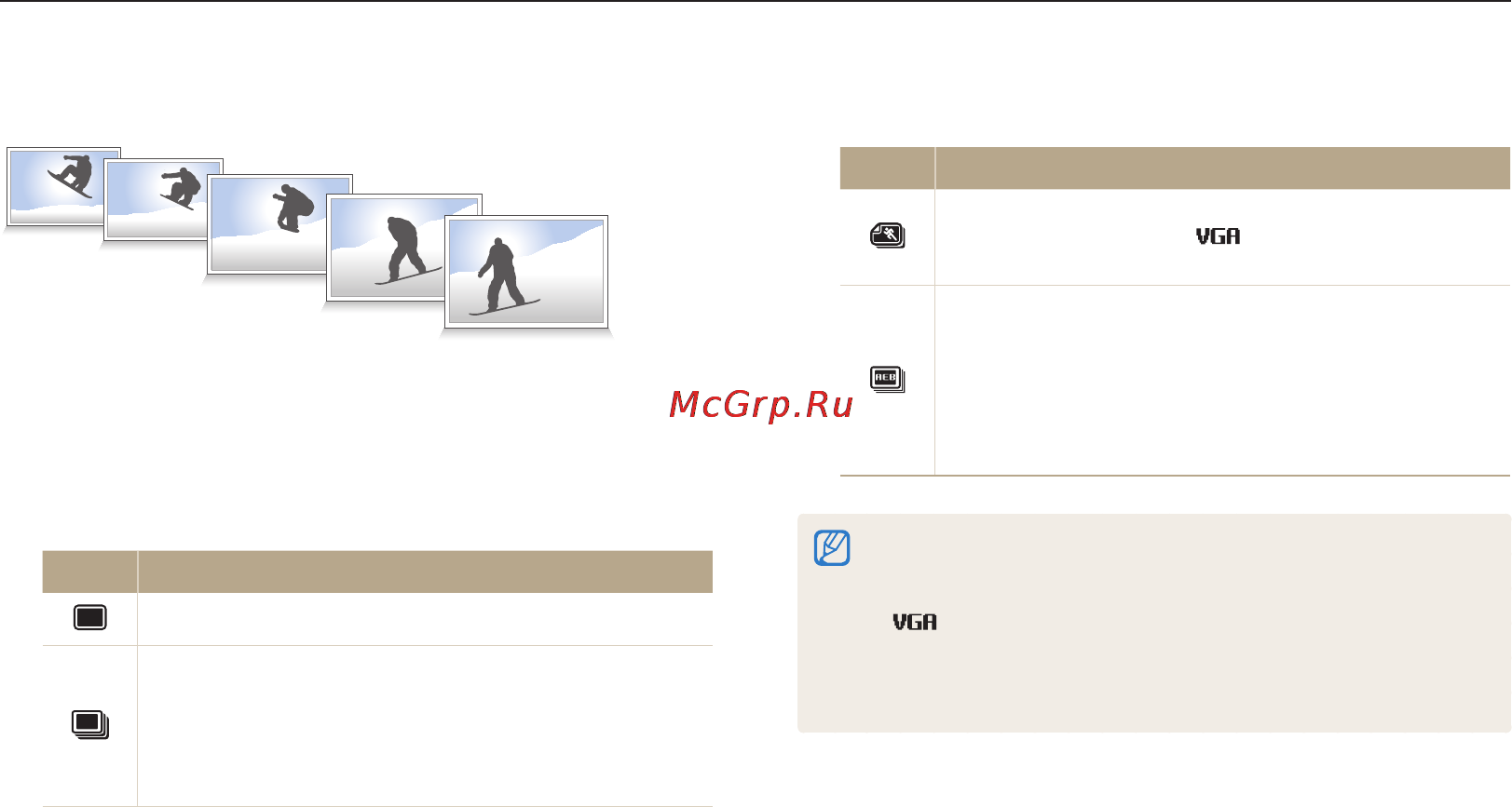 Samsung DV300F [79/166] Режимы серийной съемки