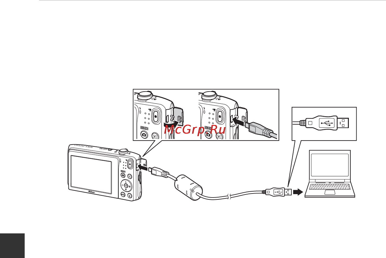 Nikon Coolpix S3600 Black [98/212] Передача изображений на компьютер