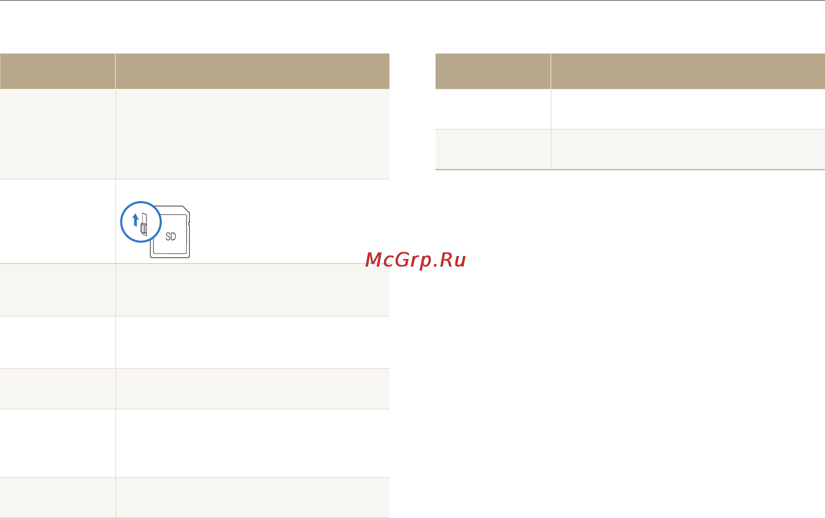 Samsung EX1 [109/129] Если появляются следующие сообщения об ошибках попытайтесь устранить неисправность