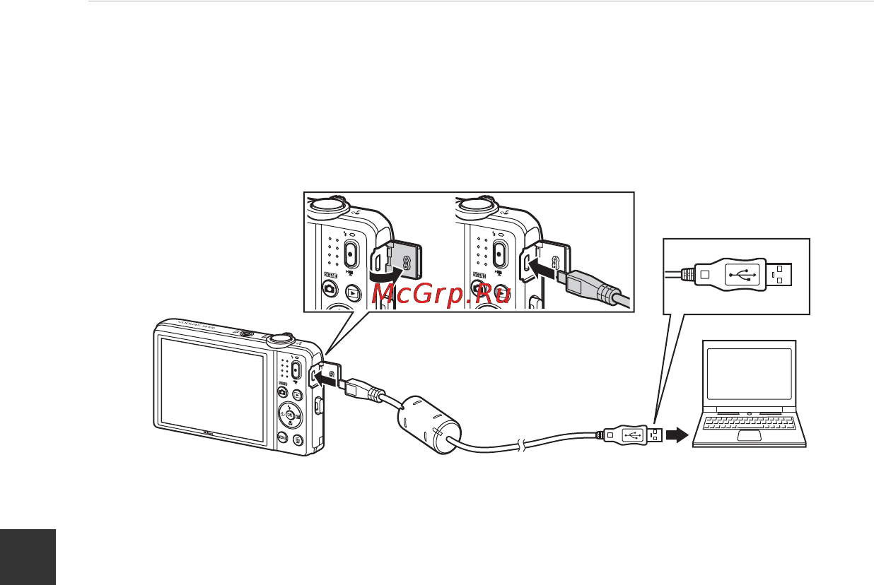 Nikon Coolpix S6700 Red [98/212] Выберите способ копирования изображений на компьютер