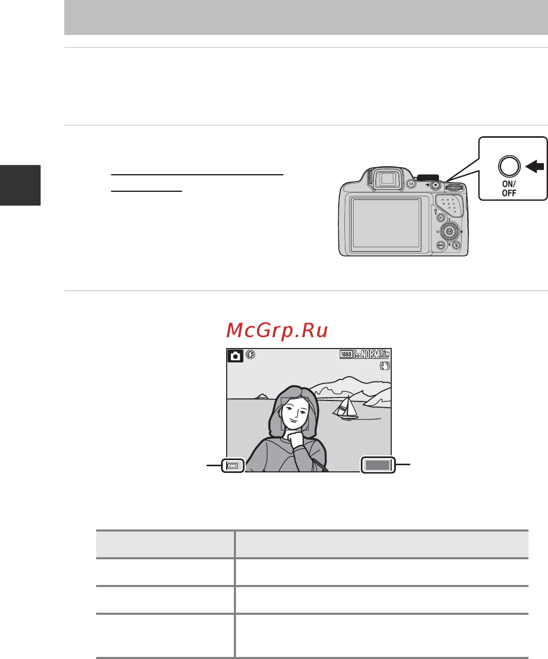 Nikon Coolpix P530 Black [40/226] Пункт 1 включение фотокамеры