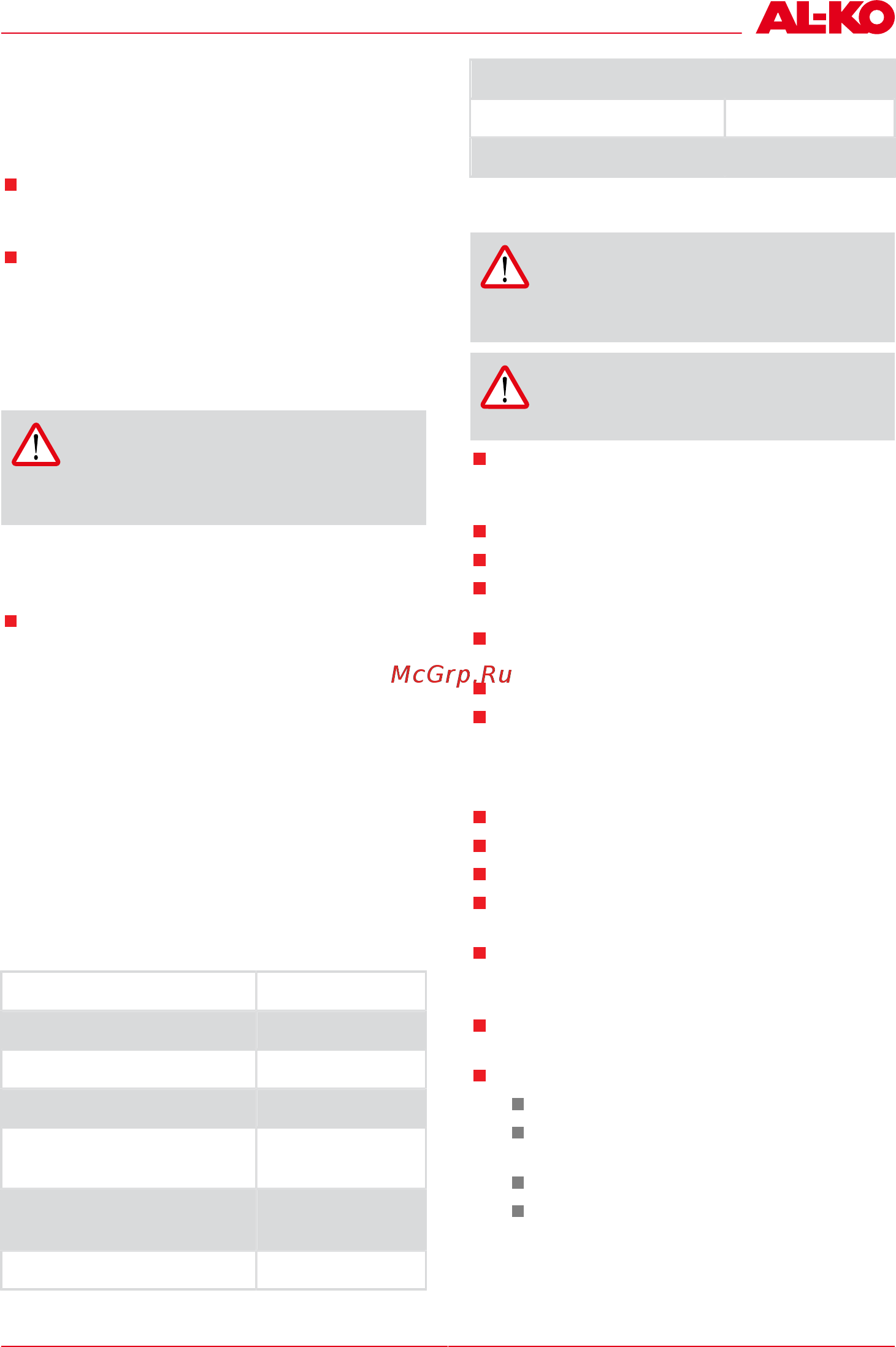 Al-Ko SnowLine 46 E [13/164] Designated use
