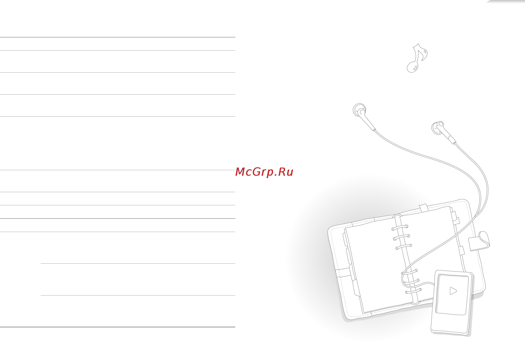 Samsung R0 [53/63] Технические характеристики