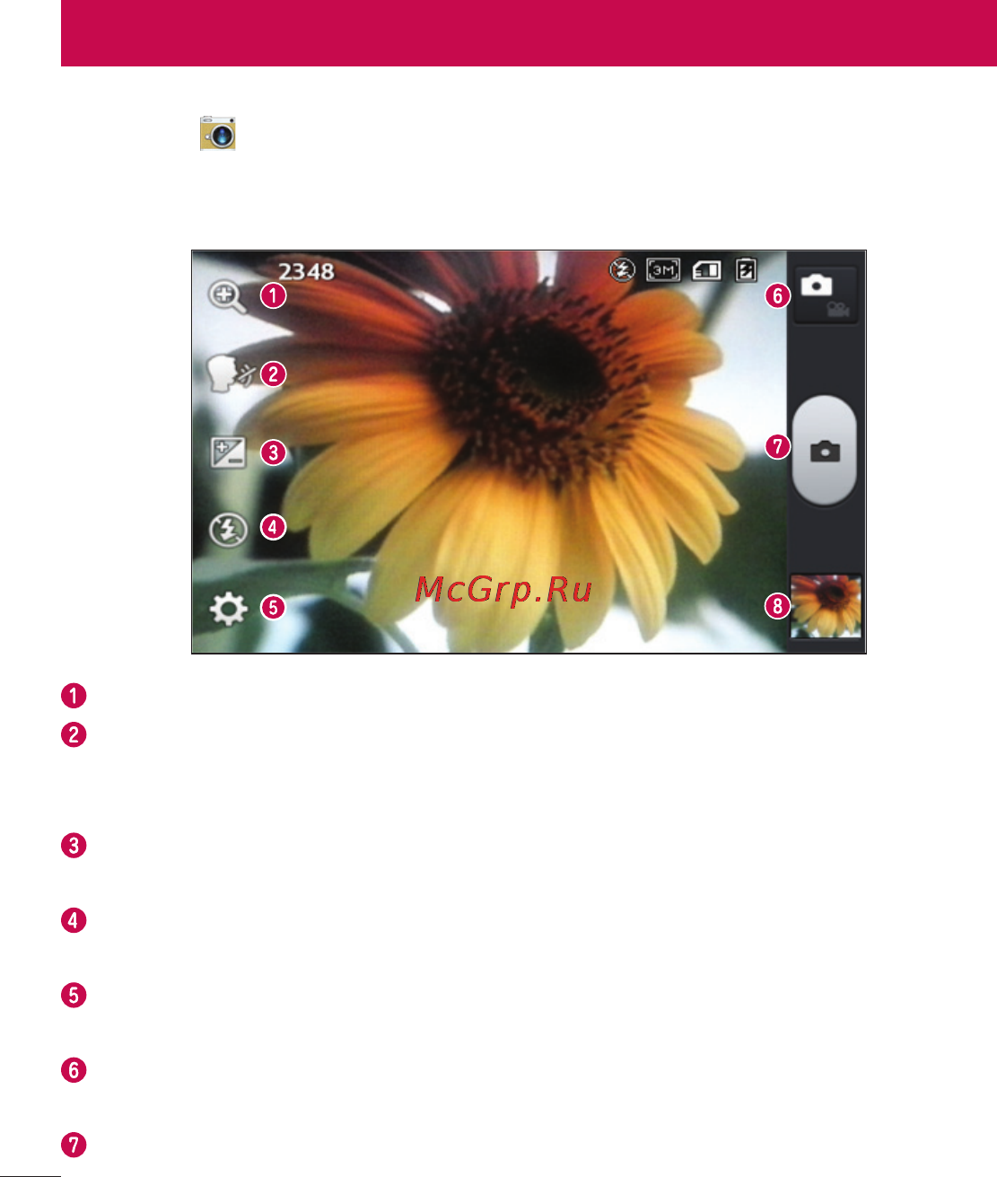 LG Optimus L4 II Dual E445 White [158/236] Камера