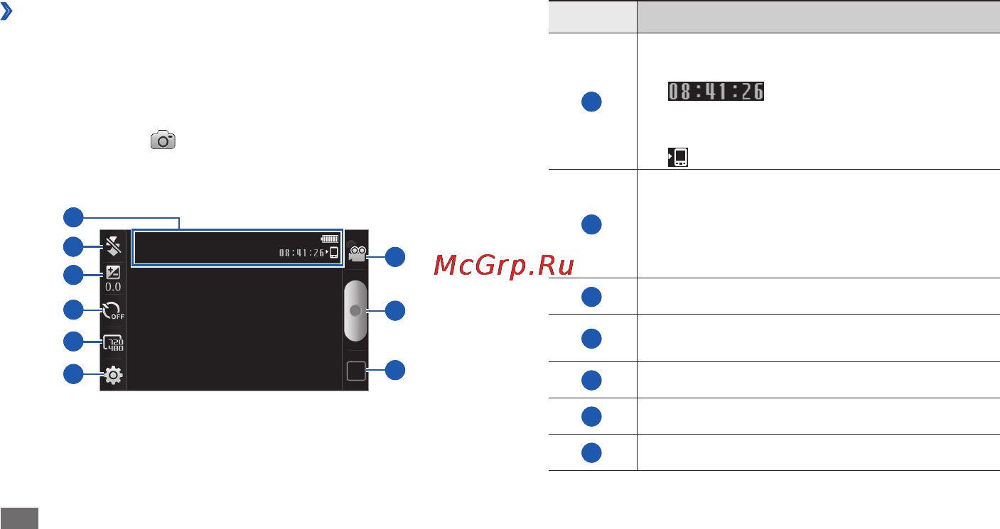 Samsung YP-G70CW [49/128] Видеосъемка
