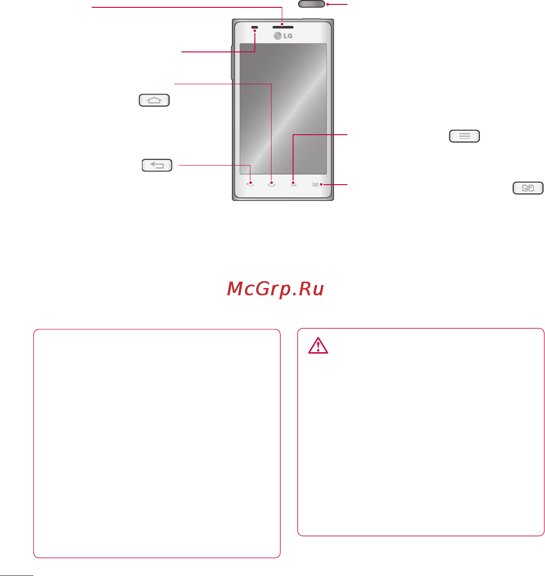 LG Optimus L5 Dual E615 White [112/214] Ознайомлення з телефоном