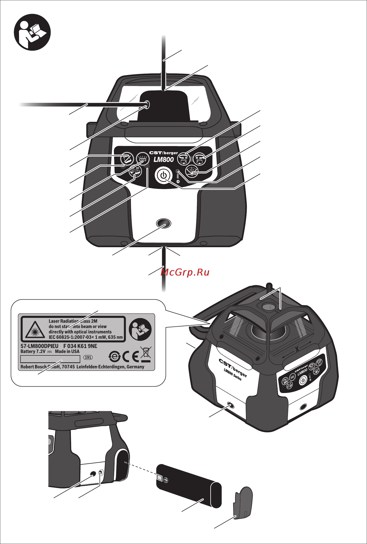 Cst/berger LM800DPI [3/356] Lm800dp