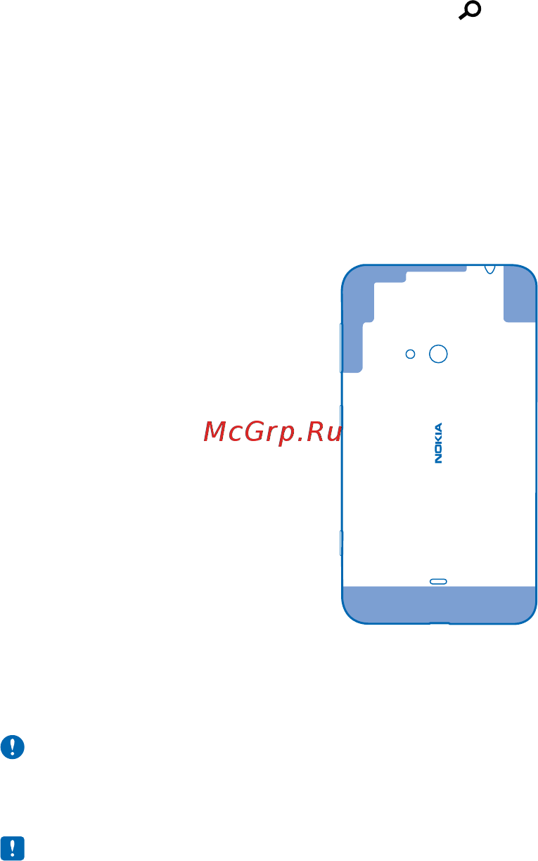 Nokia Lumia 625 3G Black [8/127] Установка sim карты