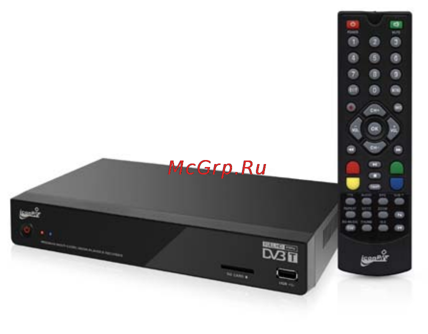 Iconbit HDM37 DVBT Инструкция по эксплуатации онлайн
