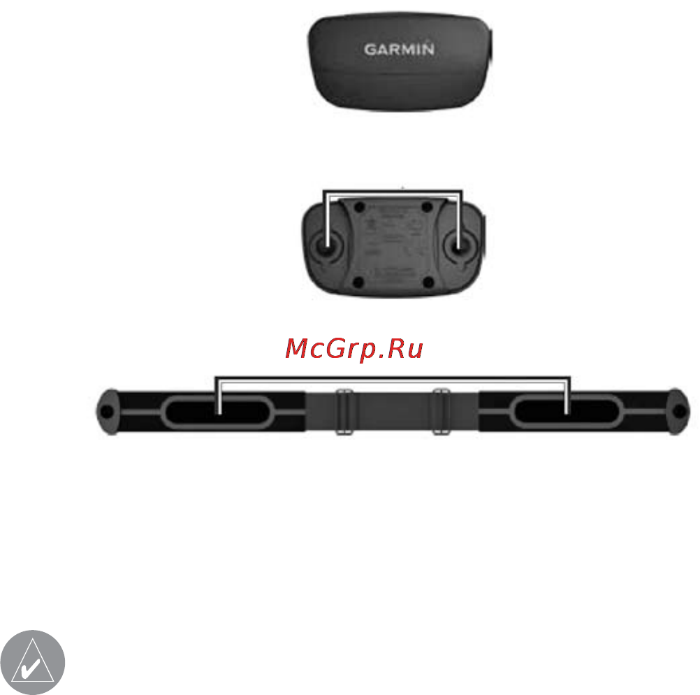Garmin Forerunner 310 XT HRM [13/72] Примечание логотип garmin должен распола гаться справа сверху