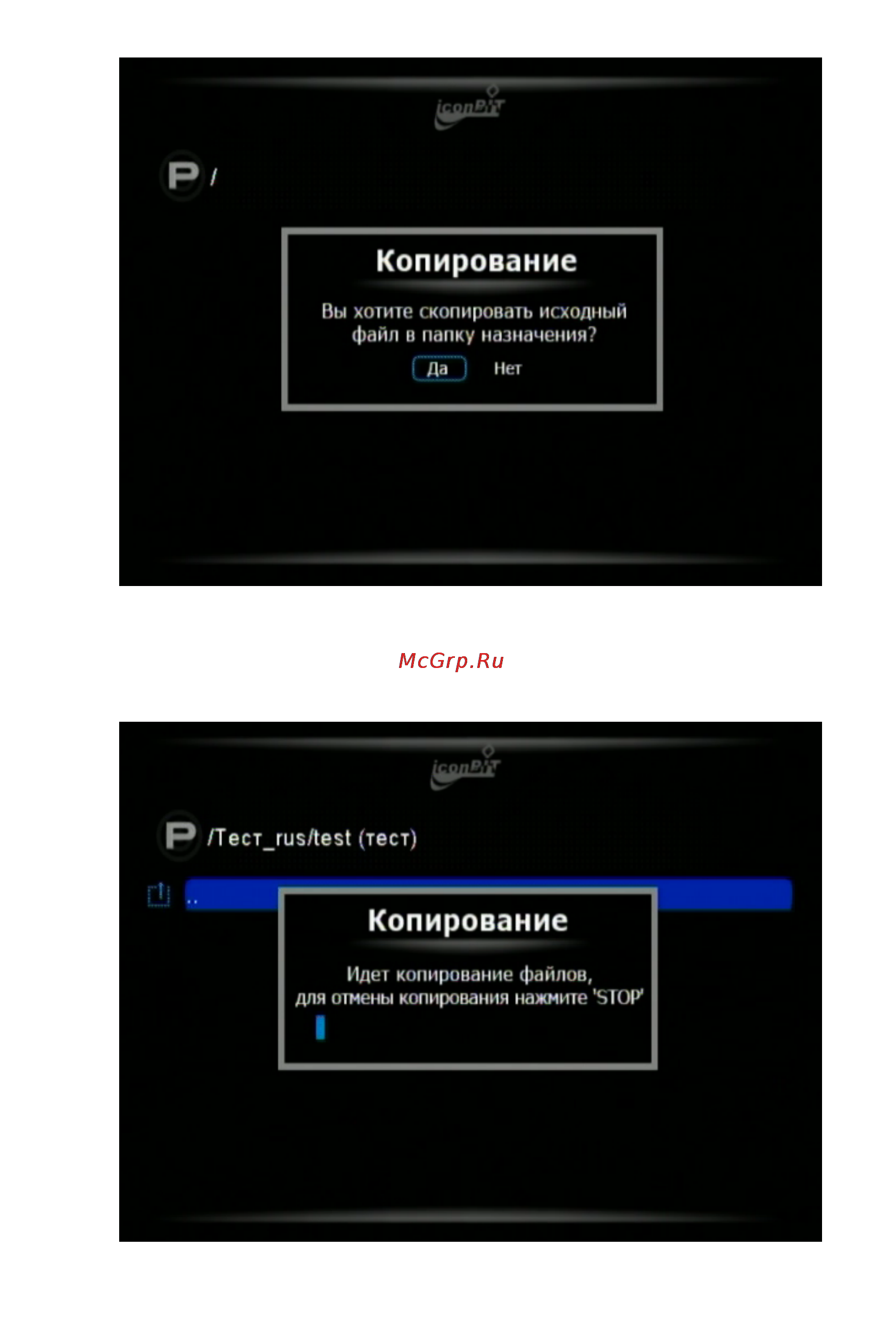 Iconbit HD390DVD Инструкция по эксплуатации онлайн [88/94] 94180