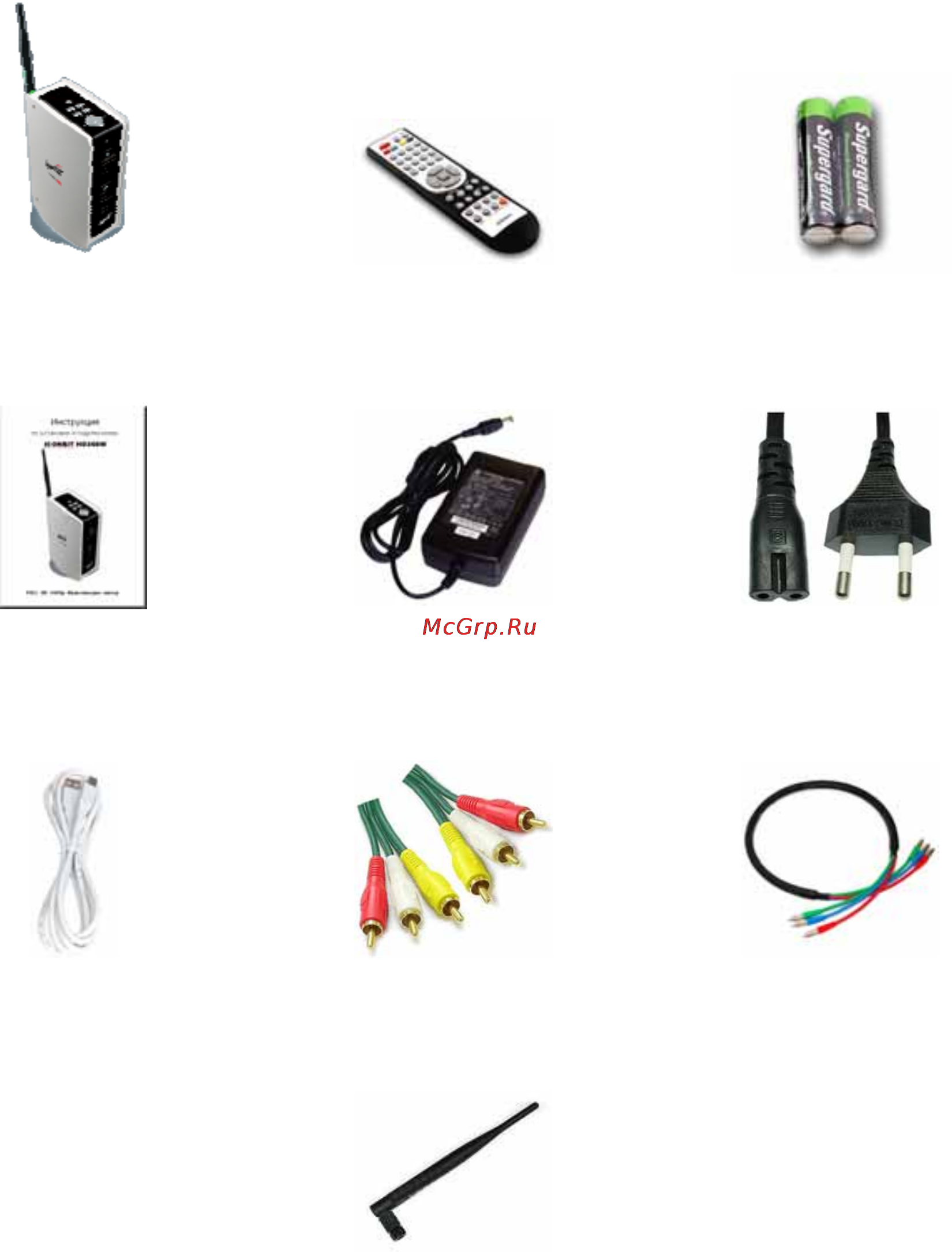 Iconbit HD360W [12/79] Комплектация