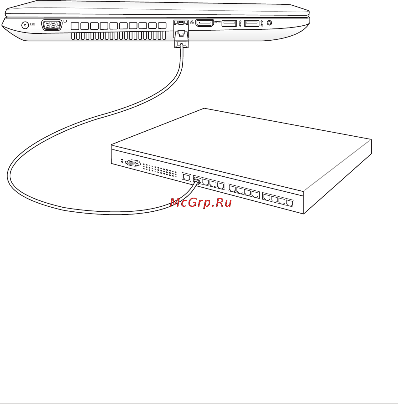 Asus N76VB-T4080H [67/117] Кабель типа витая пара