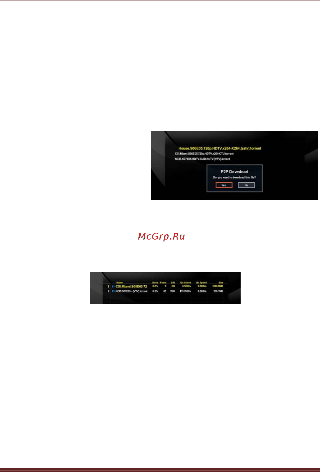 Iconbit HD500DVD [40/52] Скачивание файлов torrent