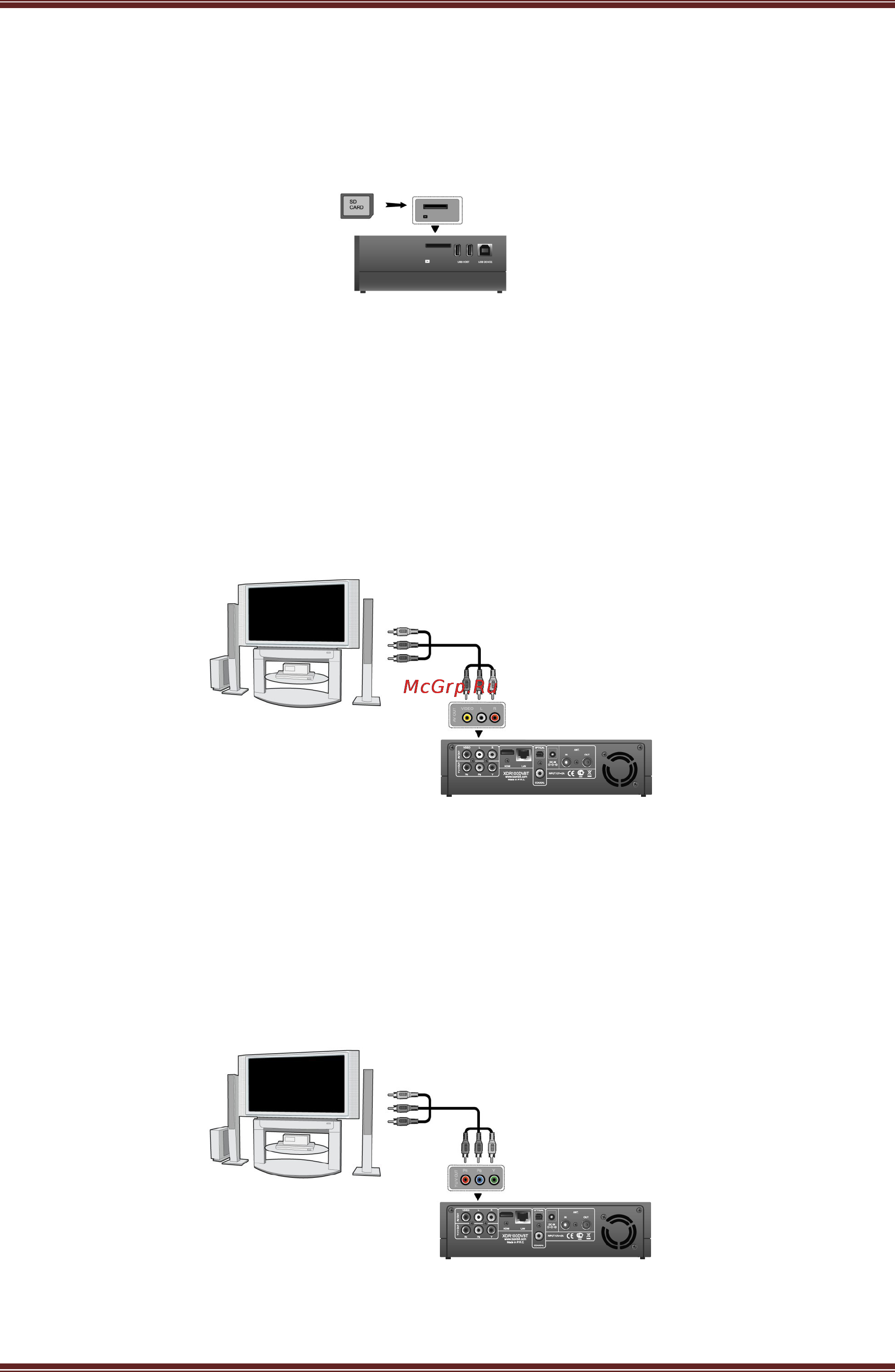 Iconbit XDS100GL [11/47] Подключение карт памяти