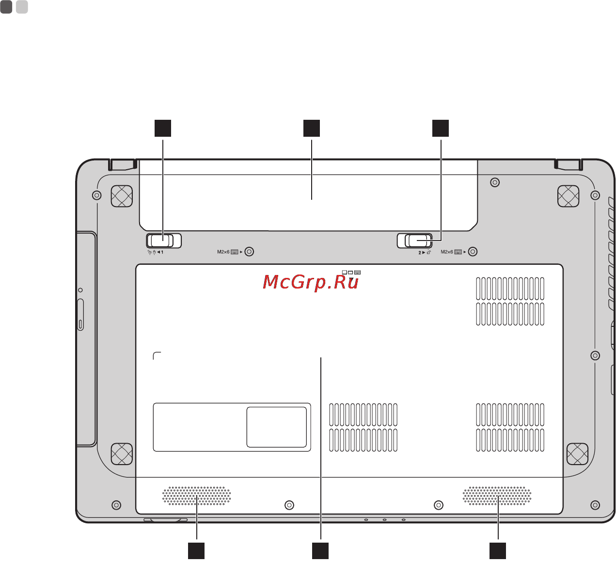 Lenovo Idea Pad G580 (59405176) [14/65] Вид снизу
