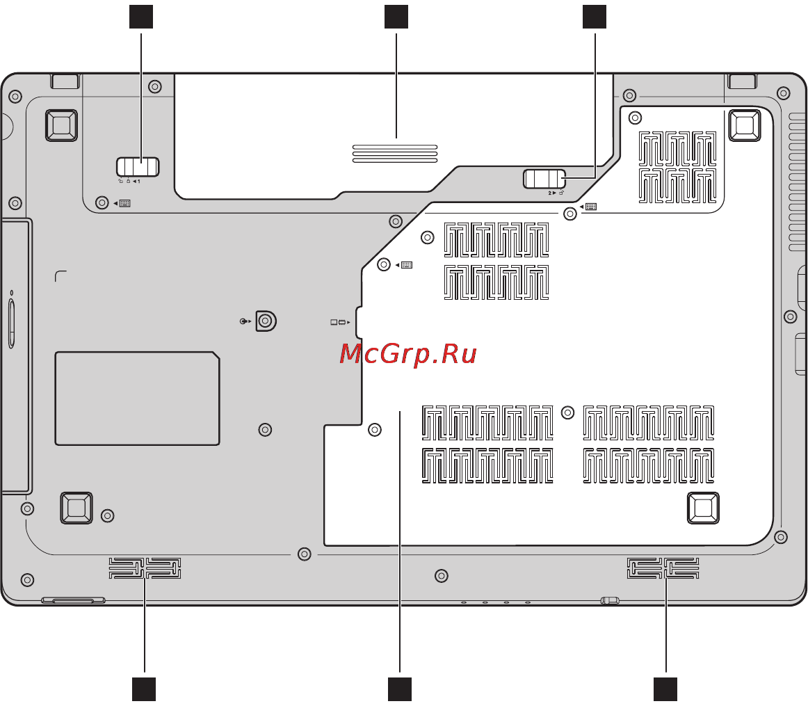 Lenovo Idea Pad G580 (59405176) [18/65] Глава 1 общий обзор компьютера
