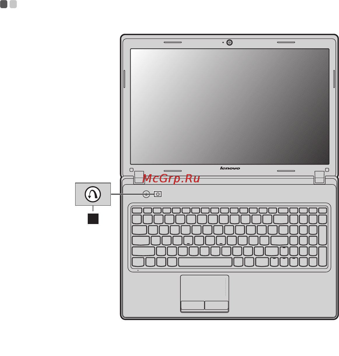 Lenovo Idea Pad G580 (59405176) [30/65] Специальные клавиши и кнопки