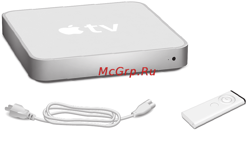 Apple TV (MD199RU/A) [7/37] Примечание внешний вид вашего кабеля питания может отличаться от изображенного выше