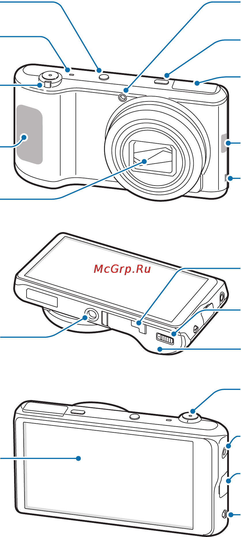 Samsung Galaxy Camera EK-GC200 White [18/166] Внешний вид устройства