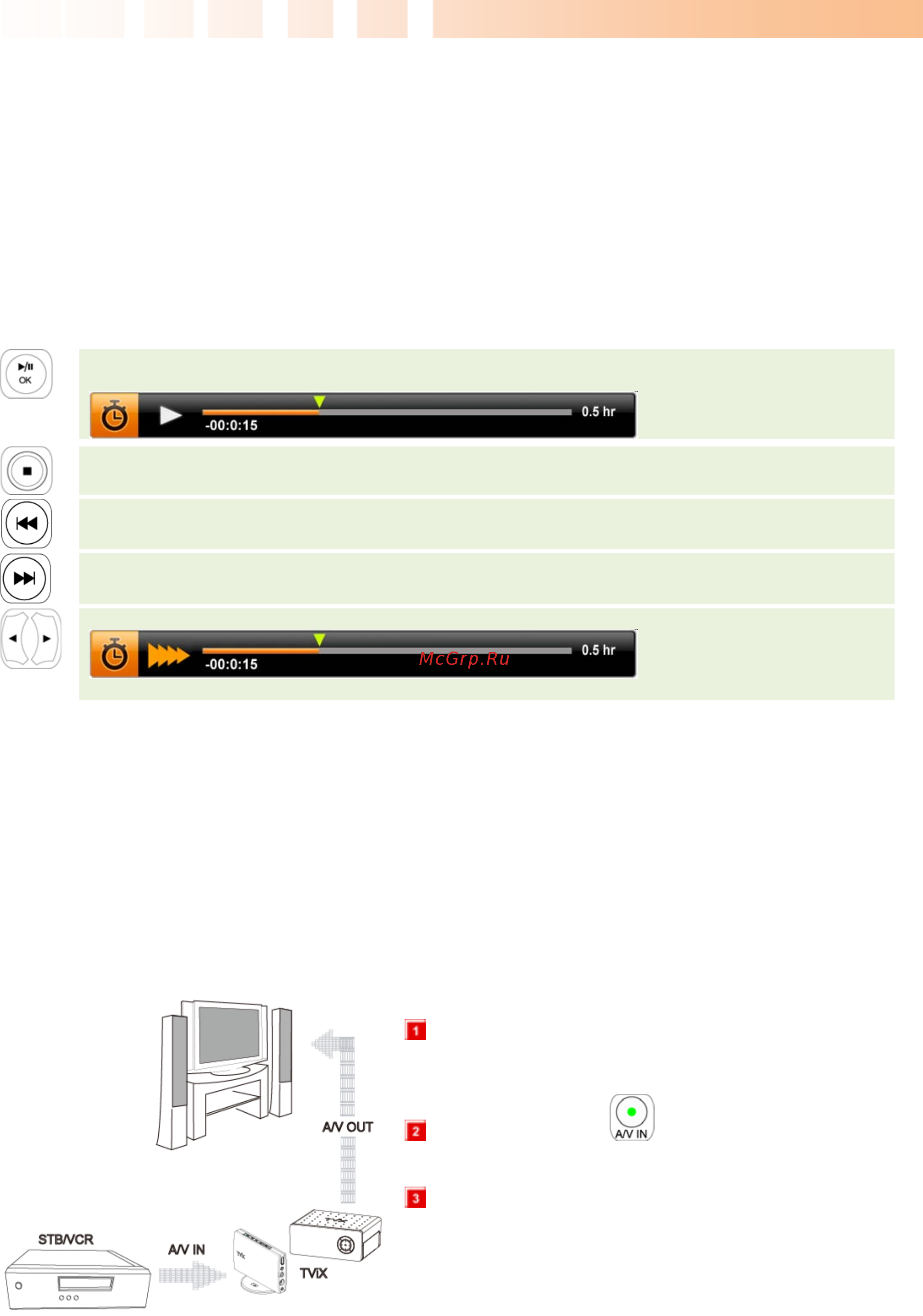 Dvico TVIX PVR R-2230 [35/68] Using time shifting