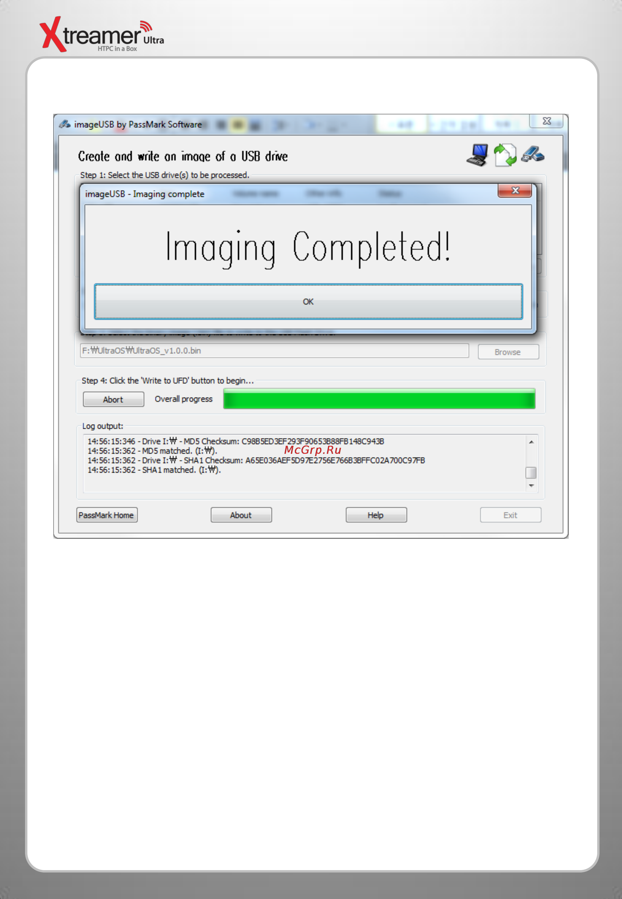Xtreamer ULTRA [9/9] Ultra os installation