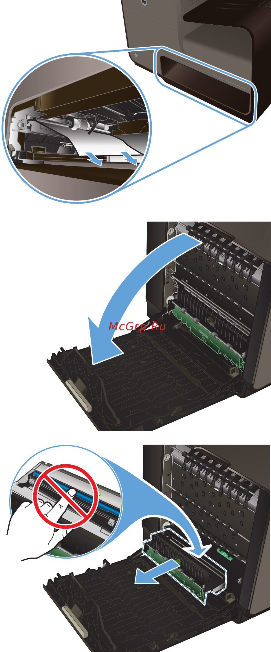 HP Officejet Pro X451dw Printer Инструкция по эксплуатации онлайн [160/252] 94291
