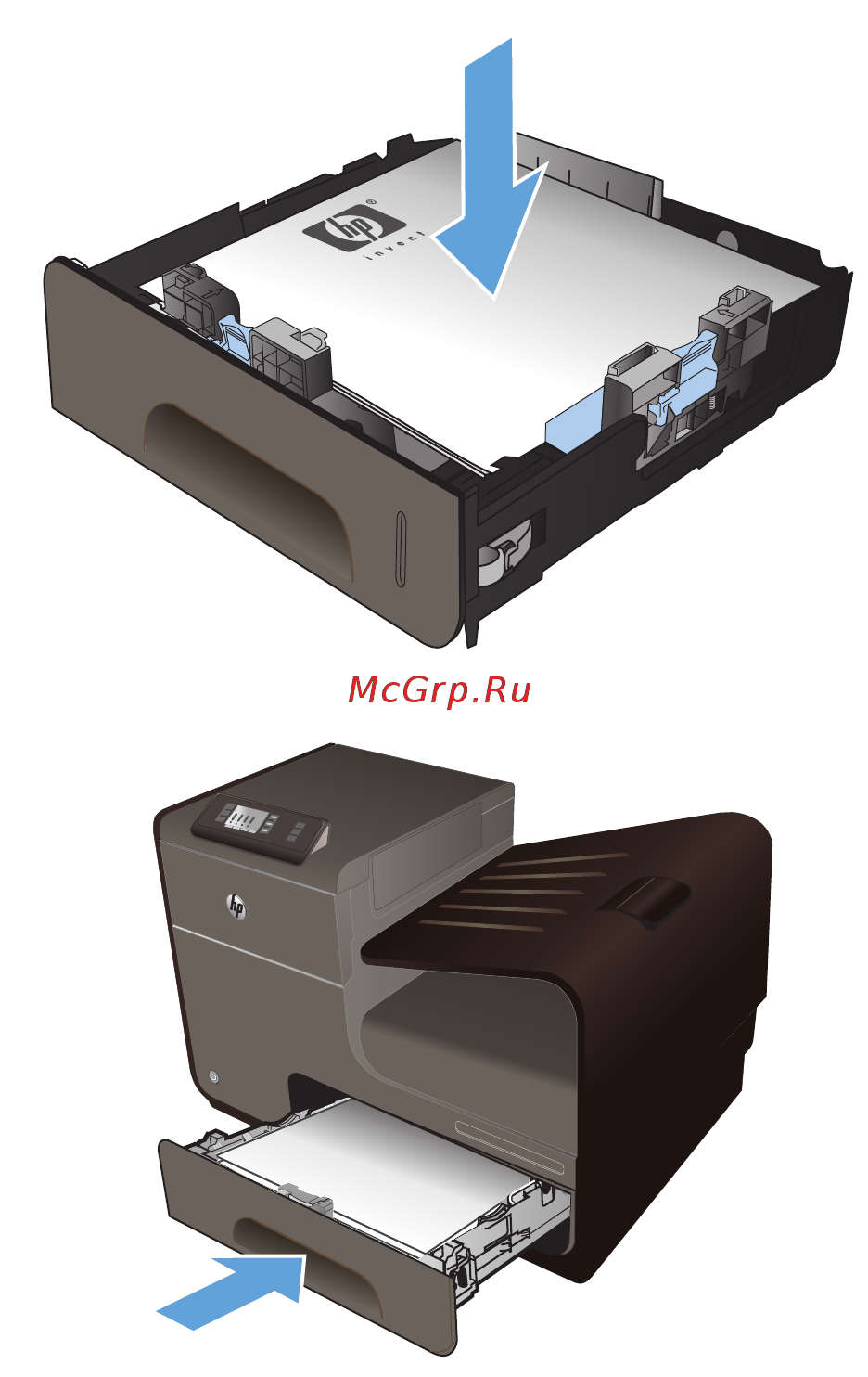 HP Officejet Pro X451dw Printer Инструкция по эксплуатации онлайн [81/252] 94291