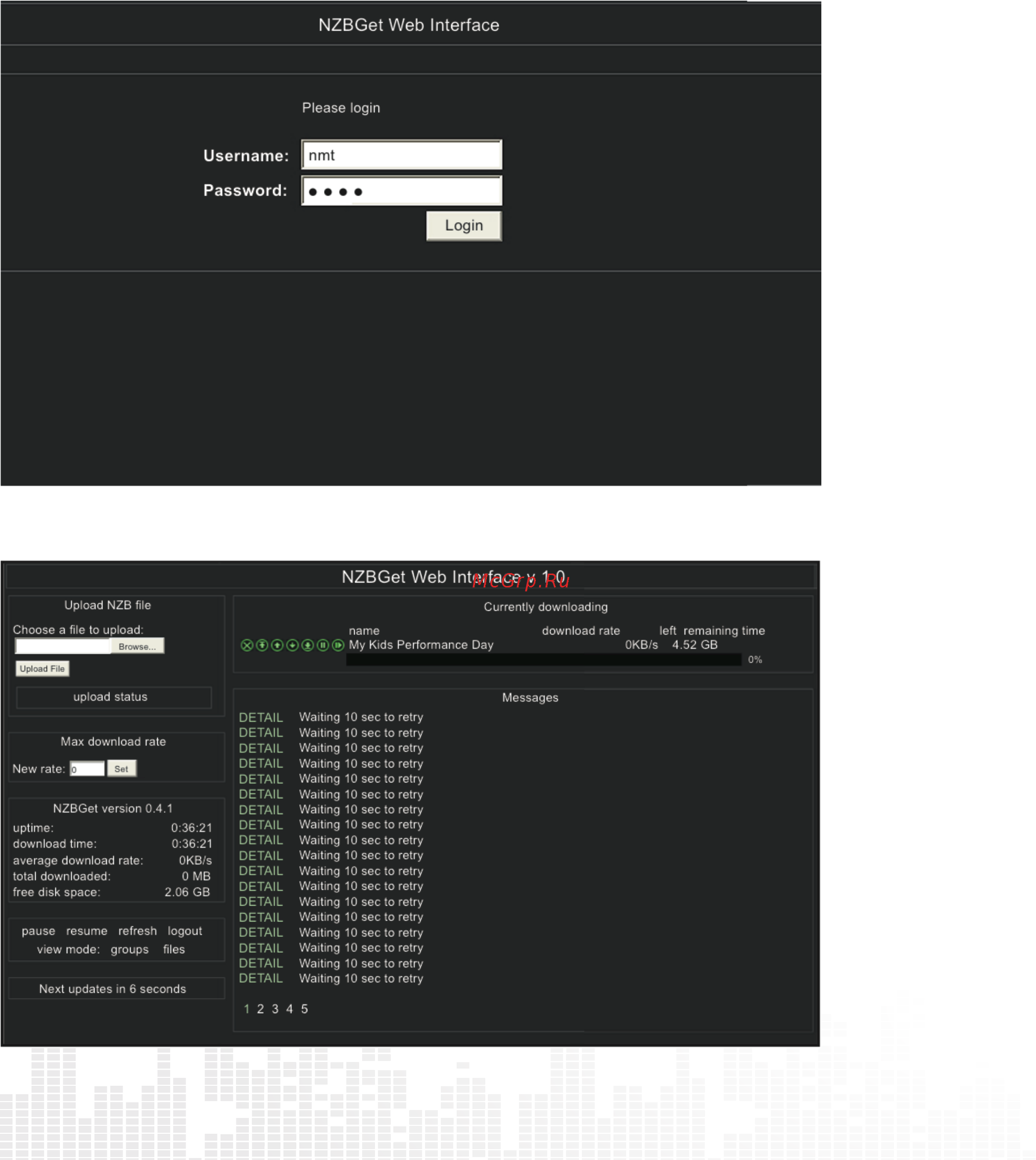 Popcorn Hour C-300 [75/81] Accessing nzbget client