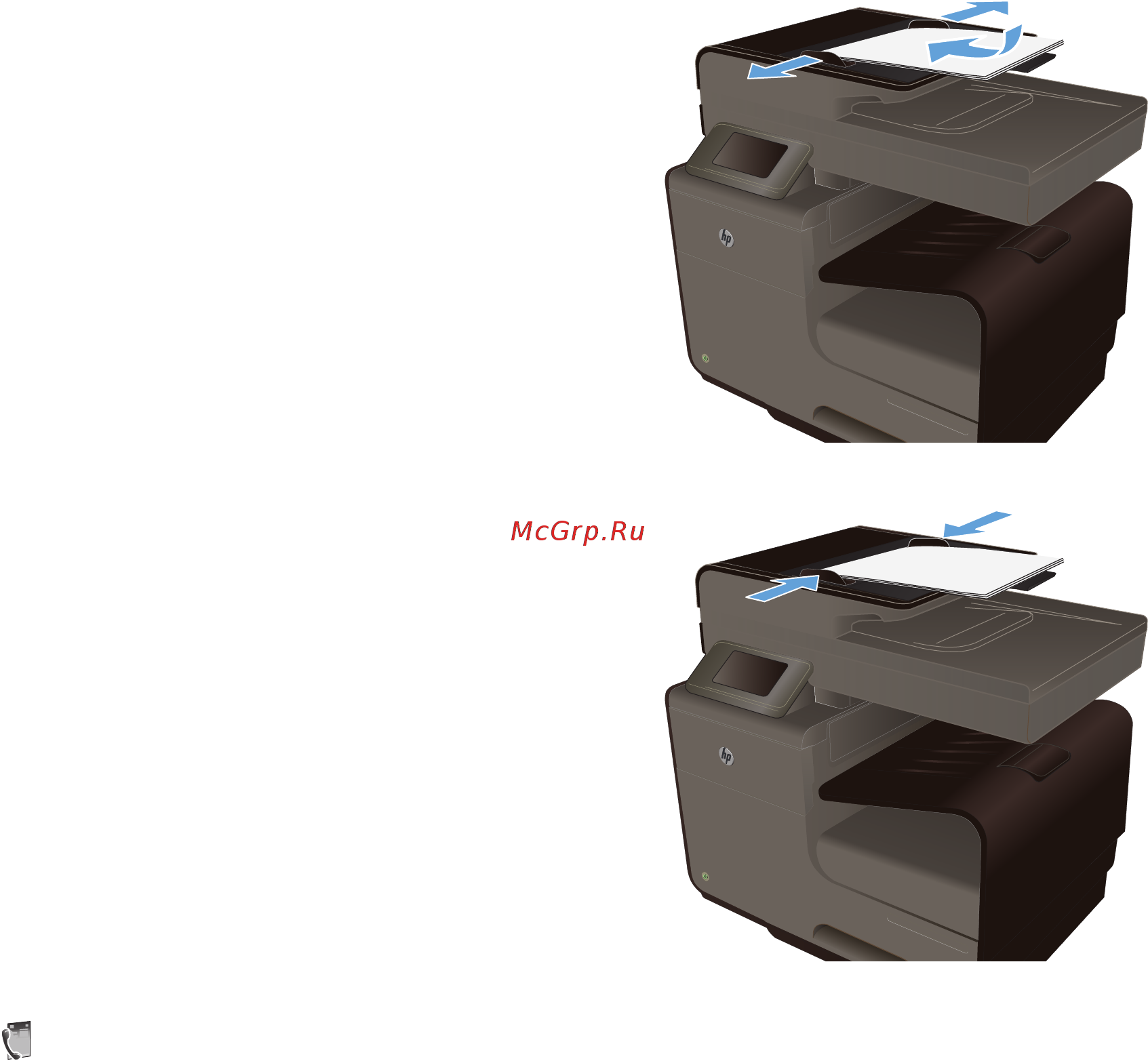 HP Officejet Pro X476dw MFP [155/286] Отправка факсов с устройства подачи документов