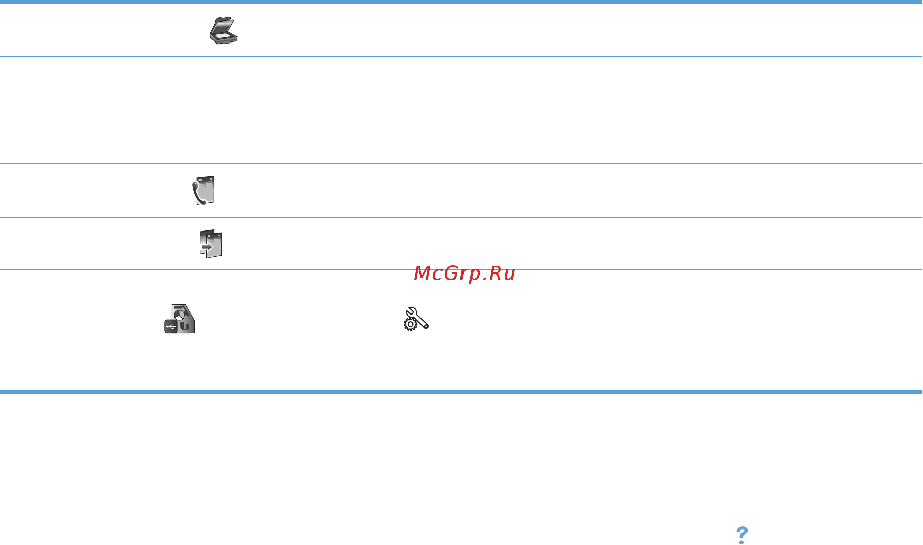 HP Officejet Pro X476dw MFP [27/286] В некоторых экранах нажатием кнопки справка открывается глобальное меню в котором можно пользоваться функцией поиска конкретных тем поиск по структуре меню осуществляется путем нажатия кнопок в меню