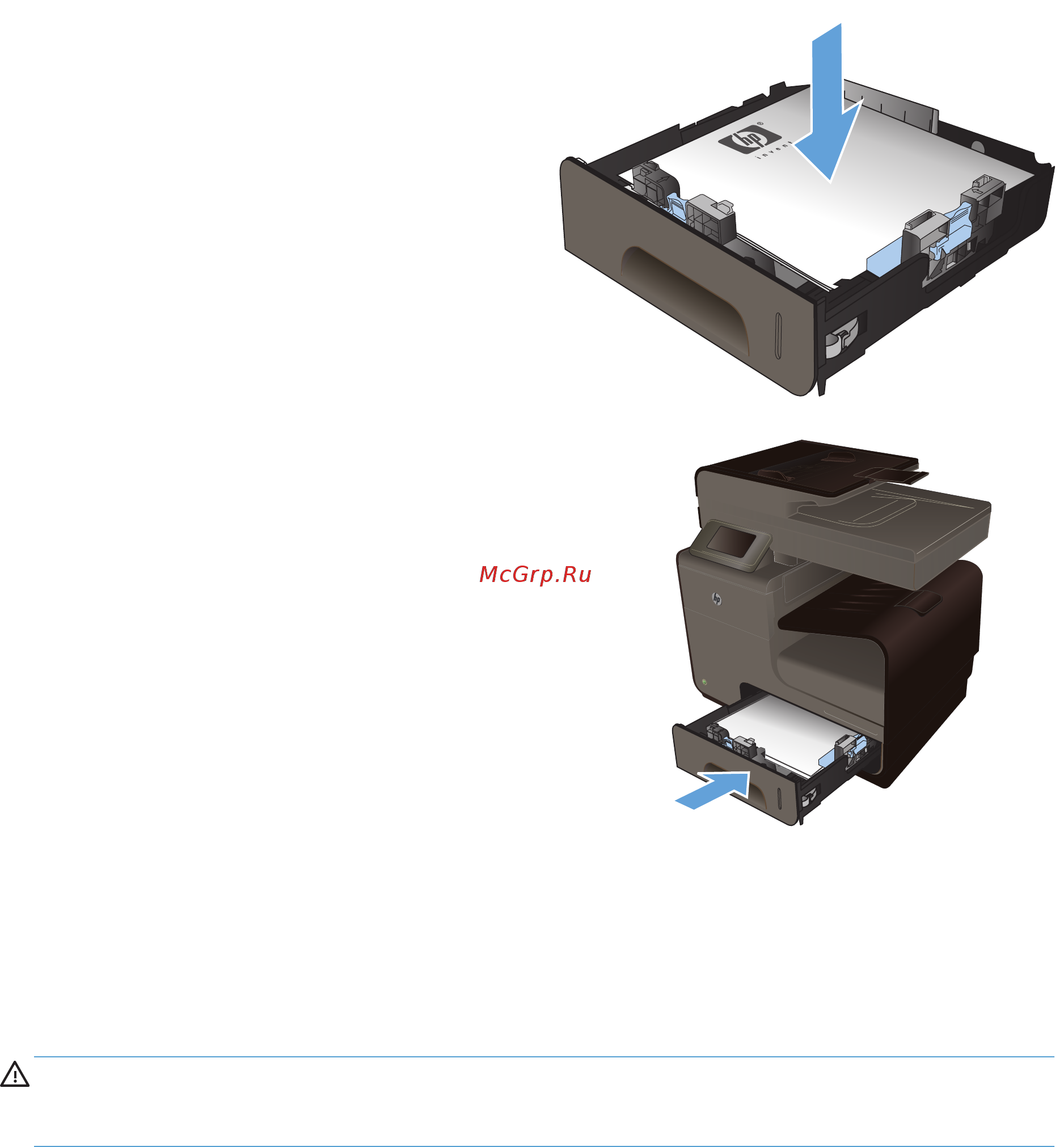 HP Officejet Pro X476dw MFP [76/286] Загрузка в устройство подачи документов